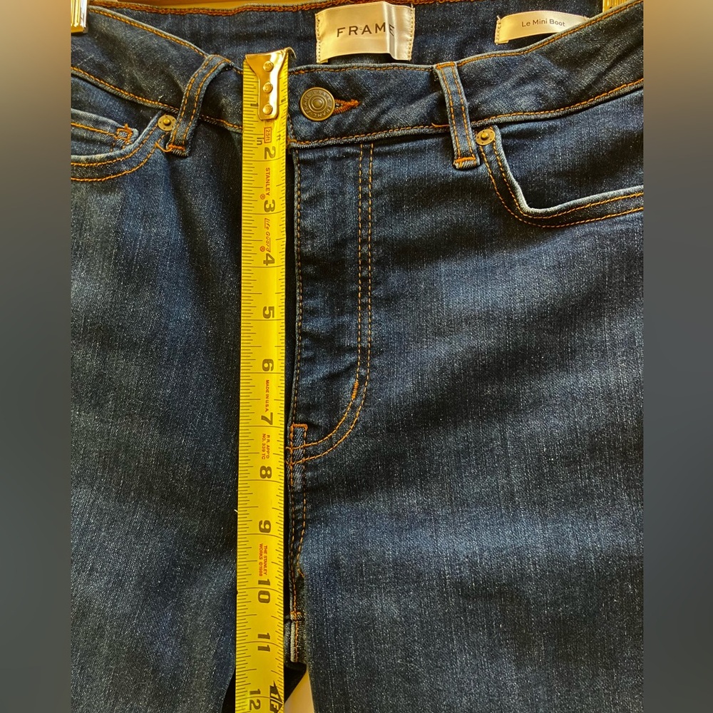 FRAME Le Mini Boot Cut Jean- NWT- High rise- slits at hem - Picture 9 of 9